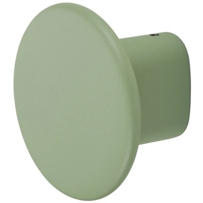 Afbeelding van Kapstokhaak rond aluminium jade