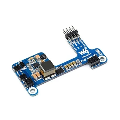 Afbeelding van Power Over Ethernet POE HAT for Raspberry Pi 4B/3B+, IEEE 802.3af compliant, Mini Support Connecting Cooling Fan, Compatible with the Official Case