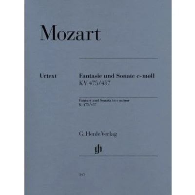Afbeelding van Wolfgang amadeus mozart : fantaisie et sonate en ut mineur k. 475/457 avec doigtes piano: Instrumentation: Piano solo