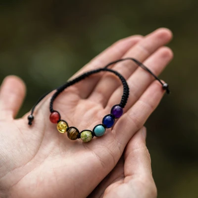 Afbeelding van Badu Chakra Verstelbare Armband 7 Stenen