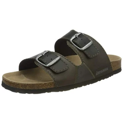 Afbeelding van Dr. Brinkmann heren slippers, zwart, 41 EU