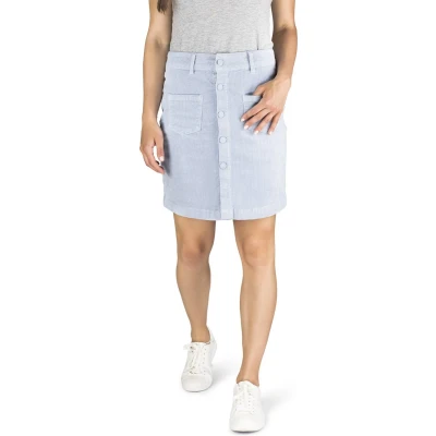 Afbeelding van DENIMFY Dames Rok DFAlina regular fit Blauw XL Volwassenen