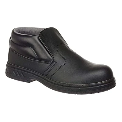 Afbeelding van Portwest FW83 Steelite Veiligheidsschoen Instapper Hoog, S2, Zwart, Grootte 41