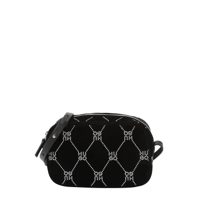 Afbeelding van HUGO Avondtas Schoudertas Chris SM Crossbody Velvet Black Zwart