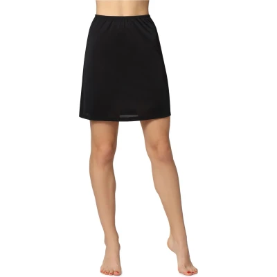 Afbeelding van Bellivalini BLV ME 897 Dames Onderrok kort elastisch licht Viscose Zwart XL