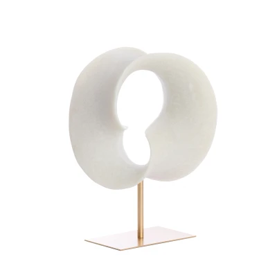 Afbeelding van Light &amp; Living Ornament VODICE 34x18x43cm Wit
