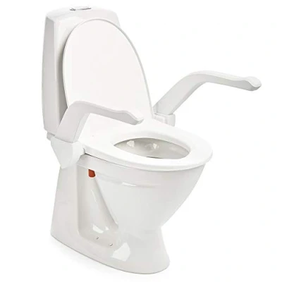 Afbeelding van My Loo stevig, toiletbrilverhoging met extra comfort (6 cm vast armleuningen)