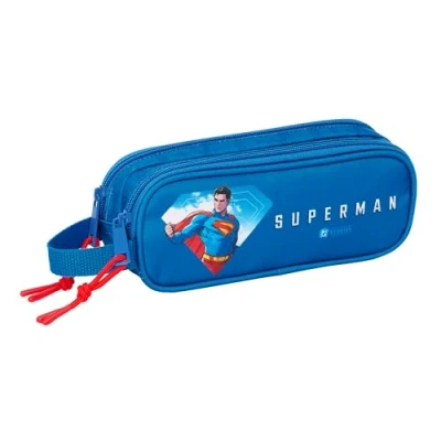 Afbeelding van Alleshouder Superman Blauw 21 x 8 6 cm