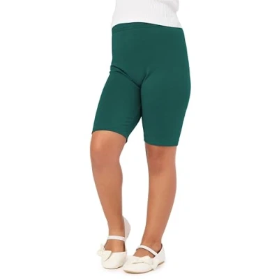 Afbeelding van Merry Style MS MS10 132 LE Meisjes Leggings Sport Vrijetijdsbroek Kort Viscose Sporbroek Yogabroek Smaragdgroen 146