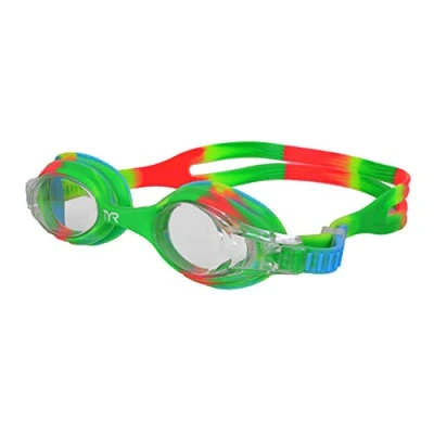 Afbeelding van TYR Swimples Mirror Zwembril voor kinderen, Miroir, groen/oranje