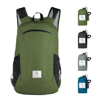 Afbeelding van Naturehike Ultralicht opvouwbaar, waterdicht, wandel dagrugzak, kleine rugzak, duurzaam, handig, perfect voor klimmen, kamperen, fietsen