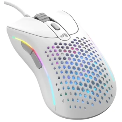 Afbeelding van Glorious Gaming Model D 2 bedrade gamingmuis ergonomische, superlicht (58 g), 26K optische sensor, 6 programmeerbare knoppen, levensduur van 80 miljoen klikken, FPS, MMO, MOBA, Battle Royale Wit