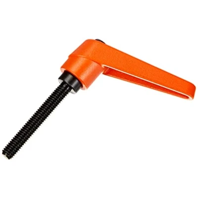 Afbeelding van HALDER 24400.0181 verstelbare klemhendel, oranje, d1=14 mm/d2=M6/l1=40 mm