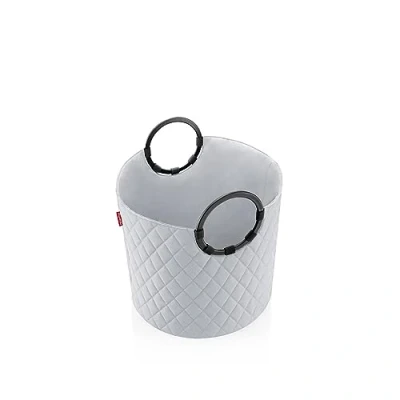 Afbeelding van Reisenthel Loophome S Opbergmand 35 L Frame Rhombus Lichtgrijs