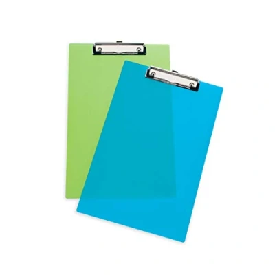 Afbeelding van Rapesco SHPPCBAS Frosted transparant klembord, A4+/Foolscap, verschillende kleuren