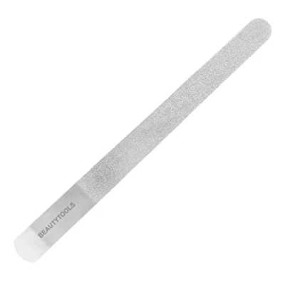 Afbeelding van BeautyTools Nagelvijl Manicure/Pedicure met Fijne Korrel Diamantvijl Dubbelzijdige (20 cm) (NF 2052)