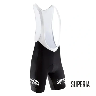 Afbeelding van Retro Wielerbroek Solo Superia REDTED Zwart