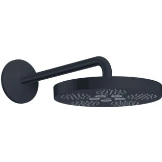 Afbeelding van Hansgrohe axor one hoofddouche 280 1jet wandaansluiting mat zwart 48491670