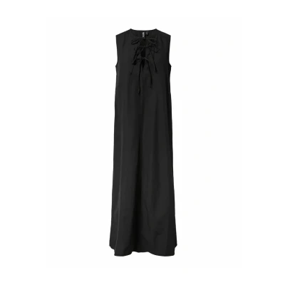 Afbeelding van Jenna Tie jurk zwart XS PIECES