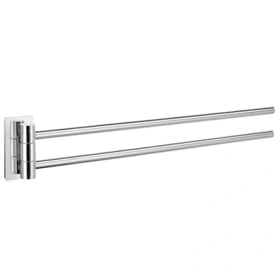 Afbeelding van Handdoekhouder Smedbo Pool Met 2 Armen 44 x 3.7 cm Chroom