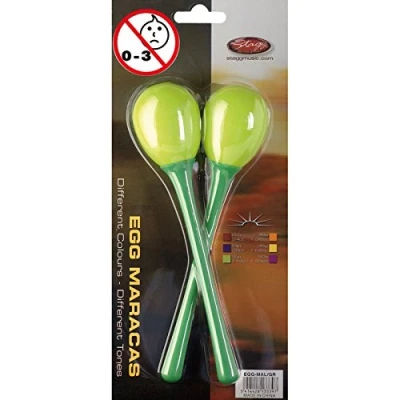 Afbeelding van Stagg Maracas EGG MA L/GR Groen