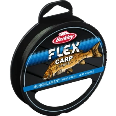 Afbeelding van Berkley Flex SS Monofilament Carp lijnen Sterk, Laag geheugen, Makkelijk te knopen, Erg schuurbestendig, Zinkend Perfect voor de startende karpervisser Mosgroen