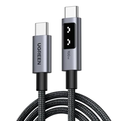 Afbeelding van UGREEN UNO USB C naar Kabel 100W (5A/20V) PD 3.0 Oplaadkabel PPS compatibel met M3 MacBook Pro/Air, iPad Air/Pro 2024, iPhone 15 Galaxy S24 Ultra A55 Pixel 8a Steam Deck enz. (3M)