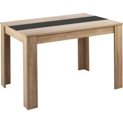 Afbeelding van byLIVING Eettafel Nori Breedte 120, 140 of 160 cm, middelste blad keerbaar