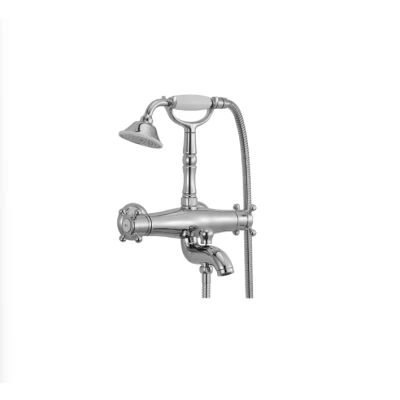 Afbeelding van Huber Victorian Thermostatische Badkraan met douchegarnituur Brons VTT3301027