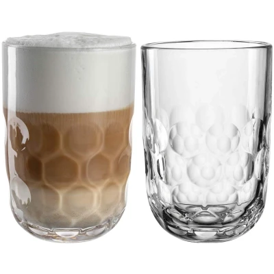 Afbeelding van Latte Macchiato Glas Leonardo Gocce 1 390ml (Set van 2)