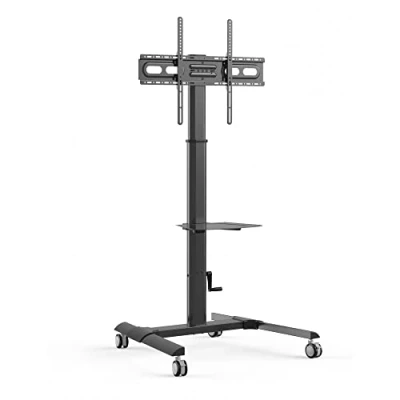Afbeelding van Techly TV Trolley voor LCD LED 81,28 177,8cm 32 70inch Zwart met legplank (70&quot;, 40 kg), meubel,