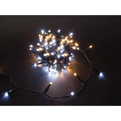 Afbeelding van Duolight sfeerverlichting Wit en Warmwit Groene Kabel MET Lichteffect 24 V 8 M 120 Leds