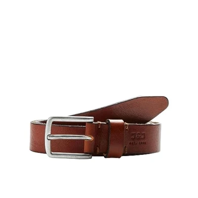 Afbeelding van Jack &amp; Jones Jaclee BELT Riem, Heren, Maat: 95, Mocha bisque