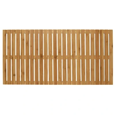 Afbeelding van WENKO Saunavloerrooster Bamboe, 50x100 cm (1 stuk)