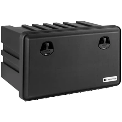 Afbeelding van J127 Vrachtwagen opbergbox van kunststof, 826 x 500 470 mm, 127 liter, gereedschapskist, opbergbox, onderbouwbox voor bedrijfsvoertuigen, aanhangers,