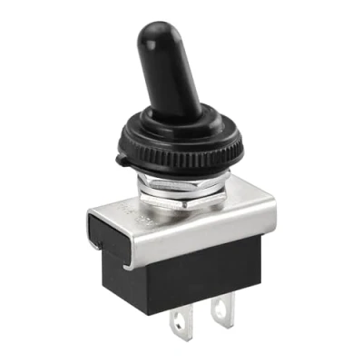 Afbeelding van Heschen KN3D 101 tuimelschakelaar, aan/uit, 25 A, 12 V, 2 polig, vergrendelend, met waterdicht (1)