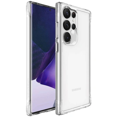 Afbeelding van Samsung Galaxy S23 Ultra Hoesje Kunststof iMoshion Hardcase/Backcover Transparant Telefoonhoesje Shockproof/Valbescherming