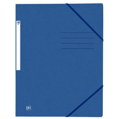 Afbeelding van Elastomap Oxford Top File+ A4 3 kleppen 390gr blauw
