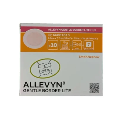 Afbeelding van ALLEVYN Gentle Border Lite Dressing Ovaal 8,6 x 7,7 cm