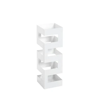 Afbeelding van HAKU Möbel paraplubak, metaal, wit, B 16 x D H 48 cm