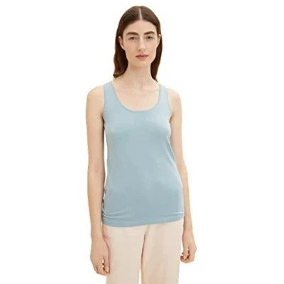Afbeelding van TOM TAILOR Dames Top 1036260, 30838 Tourmaline, L