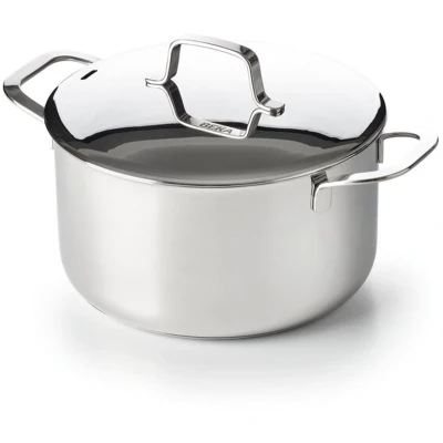 Afbeelding van Beka Maestro kookpot/kookpan Ø20 cm 3,7L RVS PFASvrij Deksel met stoomgleuf Volumeaanduiding Geschikt: inductie &amp; vaatwas