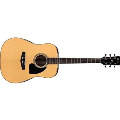 Afbeelding van Ibanez PF15 BK dreadnought model akoestische westerngitaar zwart