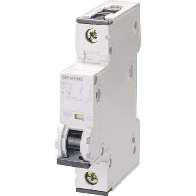 Afbeelding van Siemens 5SY4104 6 stroomonderbreker, 1 polig, 4 A