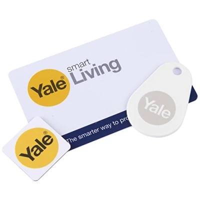 Afbeelding van Yale P YD 01 CON RFIDM Smart Deurslot Accessoire Bundle Sleutelkaart, Sleuteltag en Telefoontag, Wit