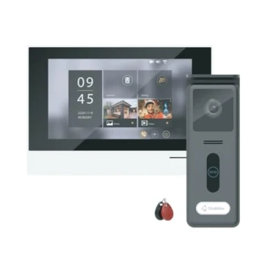 Afbeelding van Chacon Video intercom 2 draads Met 7&#039; Touchscreen En Rfid badges