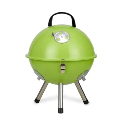 Afbeelding van tepro Garten Mini Kugelgrill Crystal Grill Houtskool Grilloppervlak (diameter)=290 mm Appelgroen