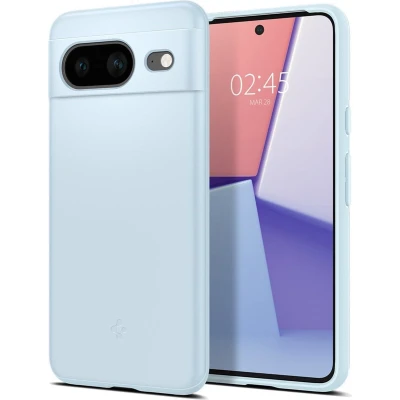 Afbeelding van Google Pixel 8 Hoesje Kunststof Spigen Hardcase/Backcover Blauw Telefoonhoesje