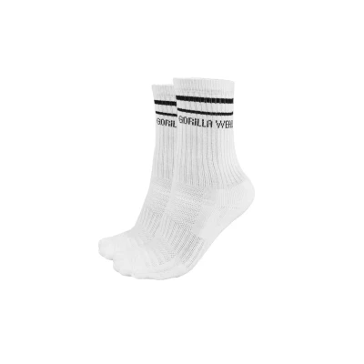 Afbeelding van Gorilla Wear 2 PACK Sokken, Maat: 35 38, White