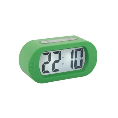 Afbeelding van Karlsson Wekker Gummy Helder Groen 14x5x7cm Nice thingZ alarmklok